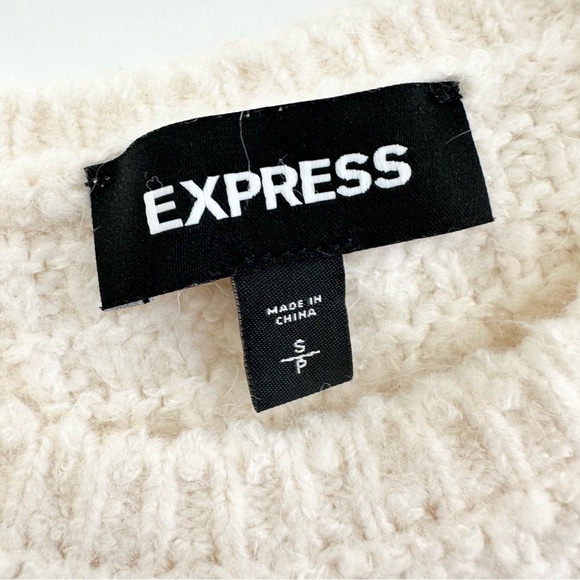 EXPRESS Lace Knit Sweater Size S - Picture 10 of 11